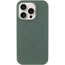 Чехол Silicone Case Full Protective (AA) NO LOGO with MagSafe для Apple iPhone 13 Pro (6.1") – Зеленый