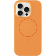 Чехол Silicone Case Full Protective (AA) NO LOGO with MagSafe для Apple iPhone 13 Pro (6.1") – Оранжевый