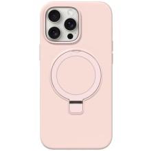 Чохол Silicone Case Full Protective NO LOGO with Ring для Apple iPhone 13 Pro (6.1") – Рожевий