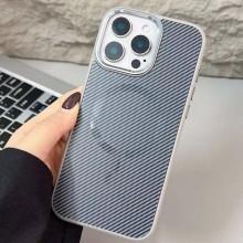Чохол TPU+PC Carbon Mirage with MagSafe для Apple iPhone 13 Pro (6.1") – Сірий