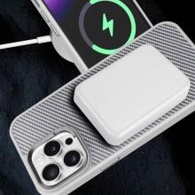 Чохол TPU+PC Carbon Mirage with MagSafe для Apple iPhone 13 Pro (6.1") – Сірий
