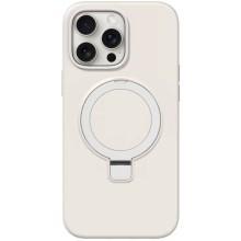 Чохол Silicone Case Full Protective NO LOGO with Ring для Apple iPhone 13 Pro (6.1") – Білий