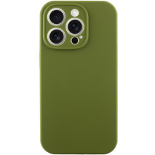 Чехол Silicone Case Full Camera Protective (AA) NO LOGO для Apple iPhone 13 Pro (6.1") – Зеленый