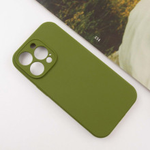 Чехол Silicone Case Full Camera Protective (AA) NO LOGO для Apple iPhone 13 Pro (6.1") – Зеленый
