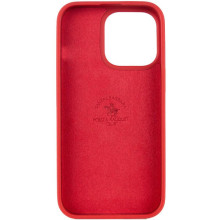 Кожаный чехол Polo Santa Barbara для Apple iPhone 13 Pro (6.1") – Красный