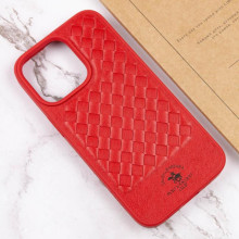 Кожаный чехол Polo Santa Barbara для Apple iPhone 13 Pro (6.1") – Красный