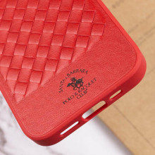 Кожаный чехол Polo Santa Barbara для Apple iPhone 13 Pro (6.1") – Красный