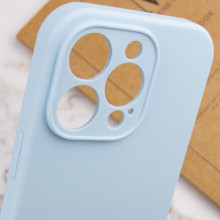 Чехол Silicone Case Full Camera Protective (AA) NO LOGO для Apple iPhone 13 Pro (6.1") – Голубой