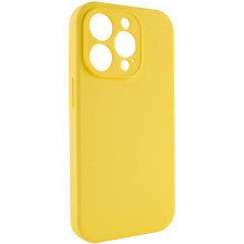 Чехол Silicone Case Full Camera Protective (AA) NO LOGO для Apple iPhone 13 Pro (6.1") – Желтый