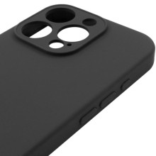 Чехол Silicone Case Full Camera Protective (AA) для Apple iPhone 13 Pro (6.1") (Черный)