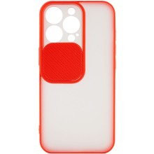 Чохол Camshield mate TPU зі шторкою для камери для Apple iPhone 13 Pro (6.1") – Червоний