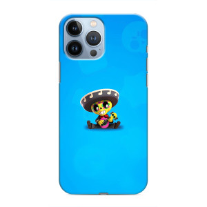 Бампер (ТПУ) с принтом Brawl Stars на Айфон 13 Про (Поко)