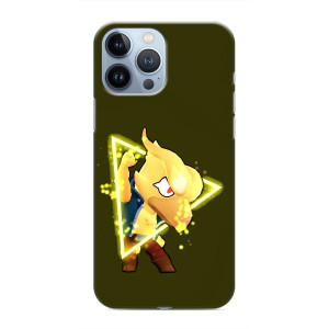 Бампер (ТПУ) с принтом Brawl Stars на Айфон 13 Про (Ворон)