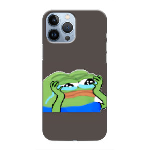 Чехлы с картинкой  Жаба Мем на iPhone 13 Pro (Плач лягушки)