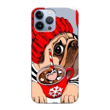 Чохли з собаками для iPhone 13 Pro (VPrint) (Песик в шапці)