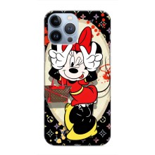 Чехол Disney Mouse iPhone 13 Pro (PREMIUMPrint) (Минни peace)