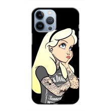 Чехол с печатью для iPhone 13 Pro - (Мода) (AlphaPrint) – Девочка в тату