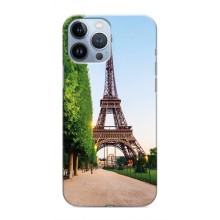 Чохол Ейфелева Вежа iPhone 13 Pro - (AlphaPrint) (Дорога до Парижу)