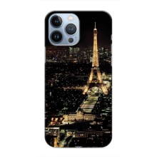 Чохол Ейфелева Вежа iPhone 13 Pro - (AlphaPrint) (Нічний Париж)