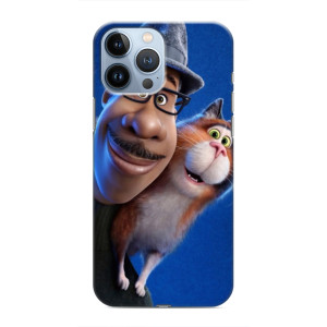 Чехол с принтом Душа на iPhone 13 Pro – Джо и кот