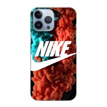 Чохол для iPhone 13 Pro - з принтом Найк (AlphaPrint) (Димчастий найк)