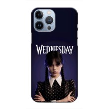 Силиконовый чехол с картинкой для iPhone 13 Pro (Wednesday)