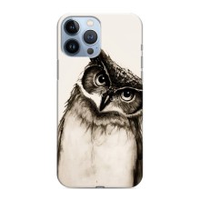 Чохол з пташками на iPhone 13 Pro (VPrint) (Сова)