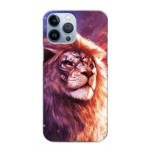 Чохол з картинкою ЛЕВ для iPhone 13 Pro (VPrint) (Красочний Лев)
