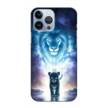 Чохол з картинкою ЛЕВ для iPhone 13 Pro (VPrint) (Маленький лев)