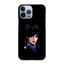 Чохли Венсдей на iPhone 13 Pro Уенсдей (AlphaPrint) (серйозна Венздей)