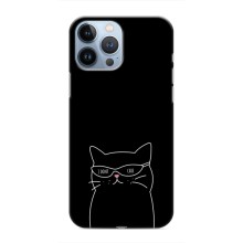 Чохол з малюнком кіт на iPhone 13 Pro (Байдужий кіт)