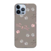 Чохол з малюнком кіт на iPhone 13 Pro (Лапи і вуса)
