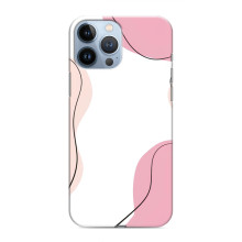 Чехол цветочный дизайн для iPhone 13 Pro – Розовый фон