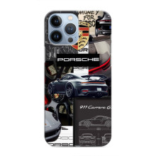 Чохол з авто Порше для iPhone 13 Pro – Колаж Порше