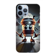 Чохол з мемом Тралалело тралала на iPhone 13 Pro (Капучіно асасіно)