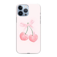 Чохол з розовим принтом для iPhone 13 Pro (Рожеві вишні)