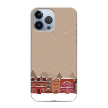 Новорічні, Святкові Чохли для iPhone 13 Pro - 2024 год (Зимове місто)