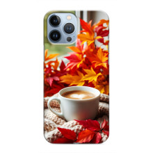 Чехол с уникальным дизайном «Осень с кофе» для iPhone 13 Pro