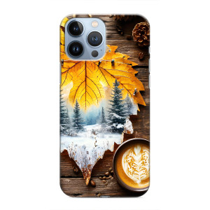 Чохол з унікальним дизайном 'Осінь з кавою' для iPhone 13 Pro