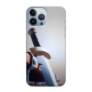 Силиконовый Чехол (атрибутика Клеш Роял) для iPhone 13 Pro (Меч варвара)