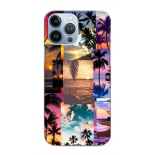 Силіконовий чохол з КАРТИНКАМИ літо для iPhone 13 Pro (AlphaPrint) (Літня відпустка)