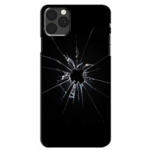 Текстурный Чехол для iPhone 13 Pro (Биток стекло)