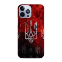 Украинские Чехлы для iPhone 13 Pro с картинкой УПА (AlphaPrint) (ГЕРБ УПА)