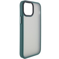 TPU+PC чехол Metal Buttons для Apple iPhone 13 (6.1") – Зеленый
