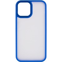 TPU+PC чехол Metal Buttons для Apple iPhone 13 (6.1") – Голубой