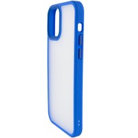 TPU+PC чехол Metal Buttons для Apple iPhone 13 (6.1") – Голубой