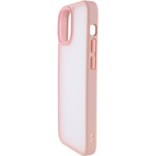 TPU+PC чохол Metal Buttons для Apple iPhone 13 (6.1") – Рожевий