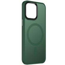 TPU+PC чохол Metal Buttons with MagSafe Colorful для Apple iPhone 13 (6.1") – Зелений