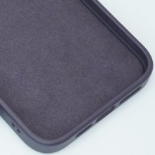 Кожаный чехол Bonbon Leather Metal Style with MagSafe для Apple iPhone 13 (6.1") – Фиолетовый