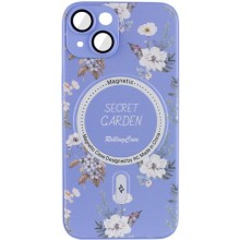 TPU+PC чехол Secret Garden with MagSafe для Apple iPhone 13 (6.1") – Lilac